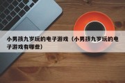 小男孩九岁玩的电子游戏（小男孩九岁玩的电子游戏有哪些）